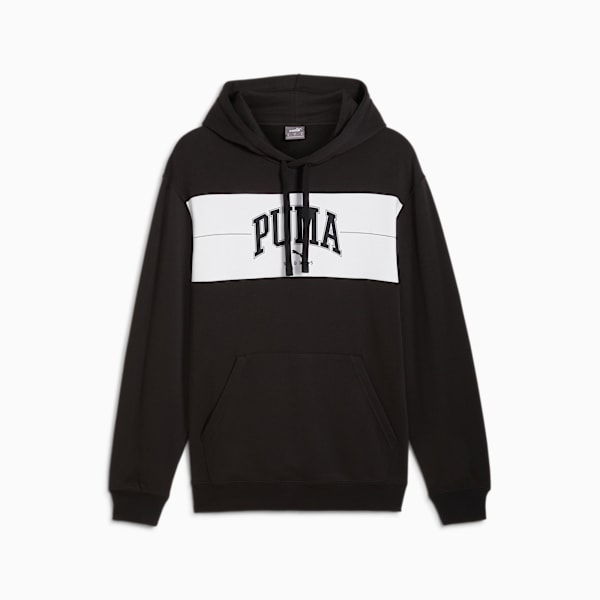 Buzo con capucha PUMA SQUAD para hombre, PUMA Black, large-ARG