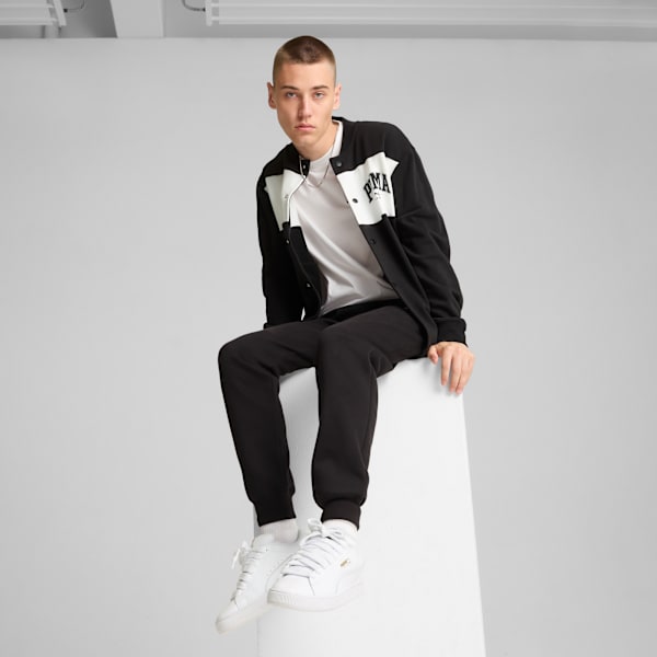 PUMA SQUAD Bomber Jacket Men, PUMA Black, large-MEX