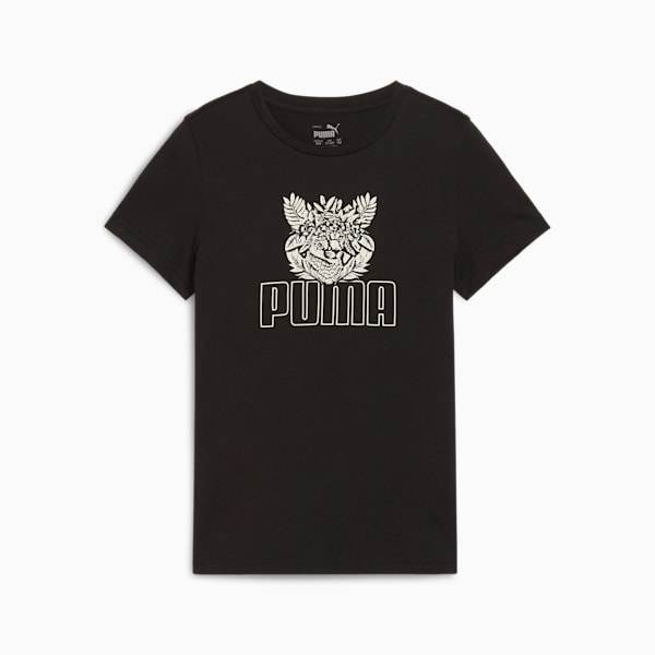ESS+ TROPICAT Tee Youth, PUMA Black, large-ZAF