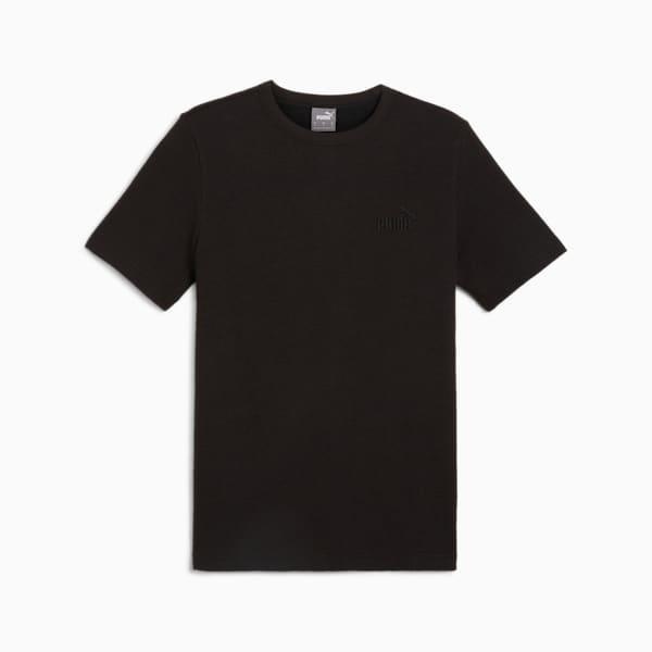 Remera en tejido waffle ESS ELEVATED para hombre, PUMA Black, large-ARG
