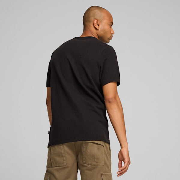 Remera en tejido waffle ESS ELEVATED para hombre, PUMA Black, large-ARG