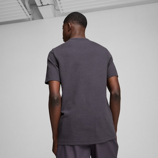 Remera en tejido waffle ESS ELEVATED para hombre, Galactic Gray, large-ARG