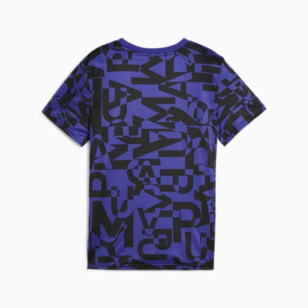 All-Over Print Training Tee Youth, Lapis Lazuli, large-MEX