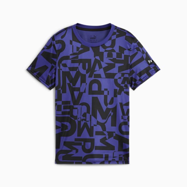 All-Over Print Training Tee Youth, Lapis Lazuli, large-MEX
