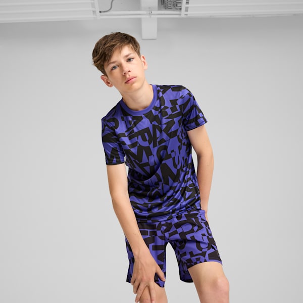 All-Over Print Training Tee Youth, Lapis Lazuli, large-MEX