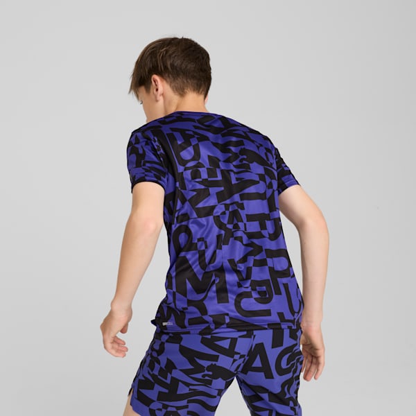 All-Over Print Training Tee Youth, Lapis Lazuli, large-MEX