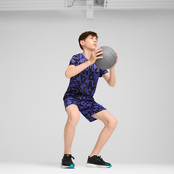 All-Over Print Training Tee Youth, Lapis Lazuli, large-MEX