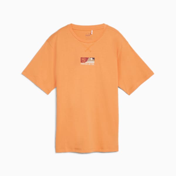 BETTER SPORTSWEAR Tee Women, Bright Melon, large-ZAF