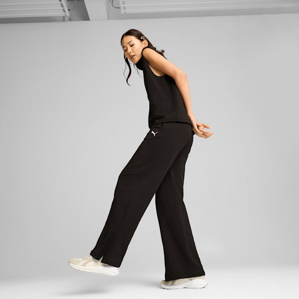 HER Straight Pants Women, PUMA Black, large-ZAF