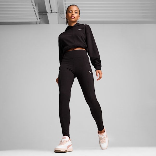 HER High-Waist Leggings Women, PUMA Black, large-ZAF