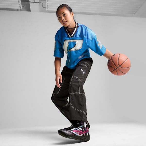 Cherry on Top Cropped Basketball Jersey Women, Hyperlink Blue, large-ZAF