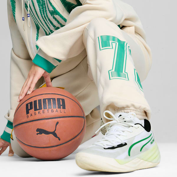 Getting Crafty Basketball Sweat Pants Unisex, Alpine Snow, large-ZAF