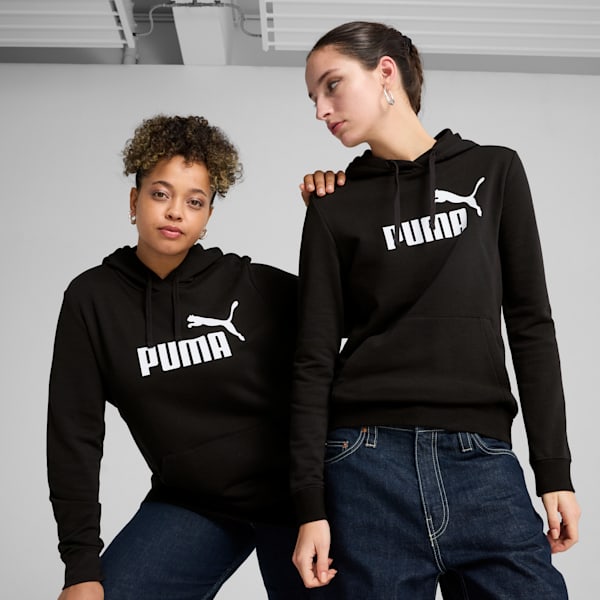 Sudadera Essentials No. 1 Logo para mujer, PUMA Black, large-MEX
