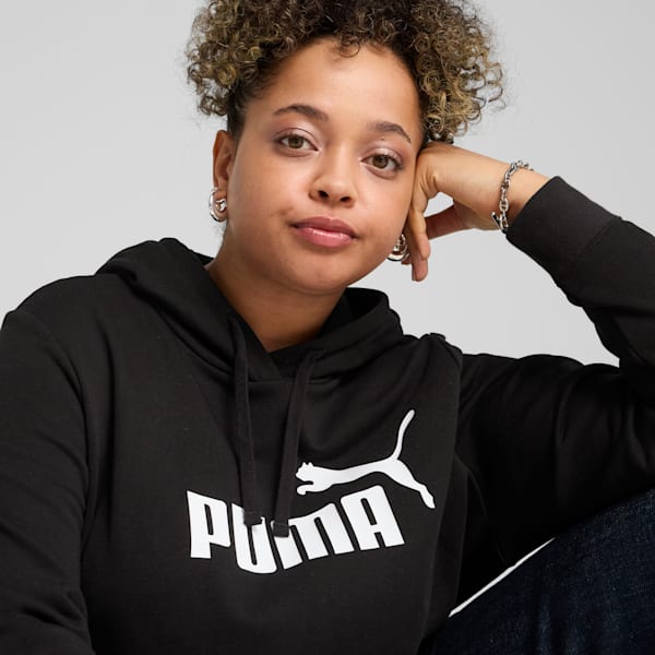Sudadera Essentials No. 1 Logo para mujer, PUMA Black, large-MEX