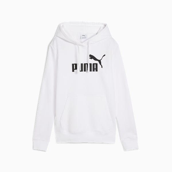 Sudadera Essentials No. 1 Logo para mujer, PUMA White, large-MEX
