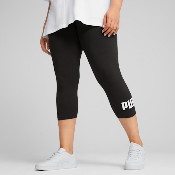 Sudadera Essentials No. 3/4 Logo para mujer, PUMA Black, large-MEX