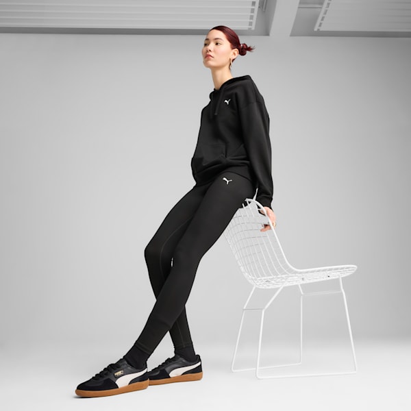 Essentials Poly Tights Women, PUMA Black, large-ZAF