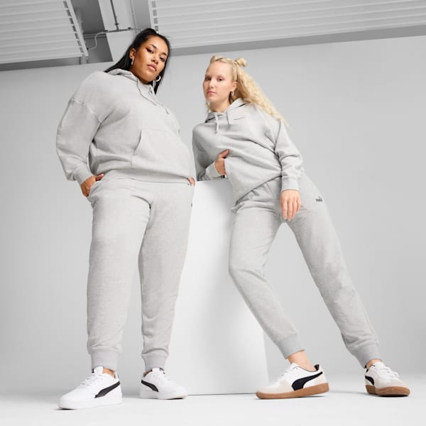 Pants Essentials Small No. 1 Logo para mujer, Light Gray Heather, large-MEX