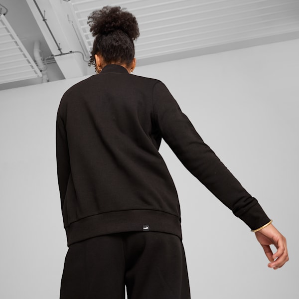 Essentials+ CLASS ACT Track Jacket Women, PUMA Black, large-ZAF