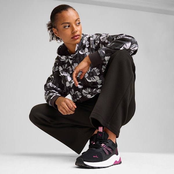 Buzo con capucha ESS+ CLASS ACT para mujer, PUMA Black, large-ARG