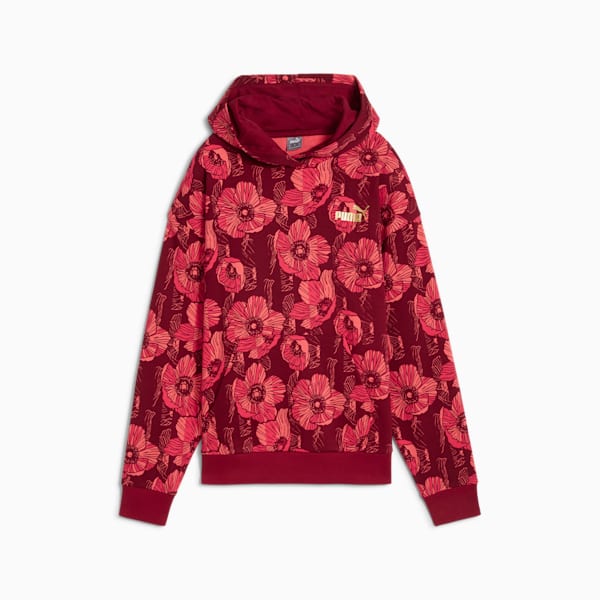 Buzo con capucha ESS+ CLASS ACT para mujer, Intense Red, large-ARG