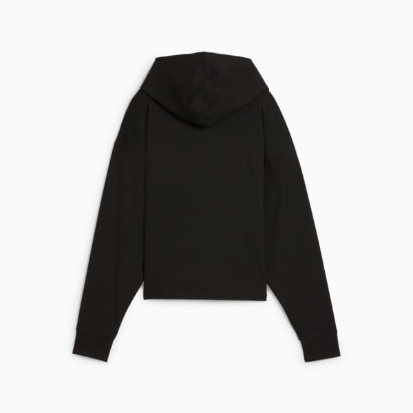 Buzo con capucha ESS ELEVATED para mujer, PUMA Black, large-ARG