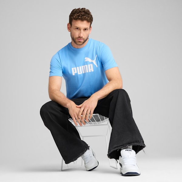 Playera Essentials No. 1 Logo para hombre, Team Light Blue, large-MEX