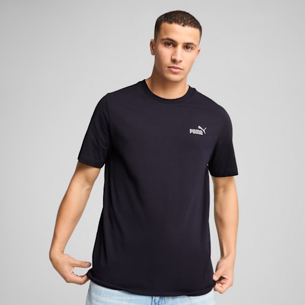Remera Essentials Small No. 1 Logo para hombre, New Navy, large-ARG