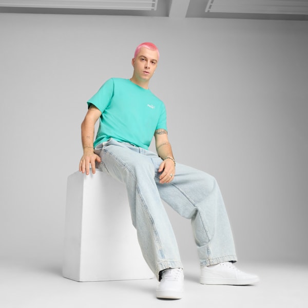 Playera Essentials No. 1 Logo para hombre, Aquatic, large-MEX