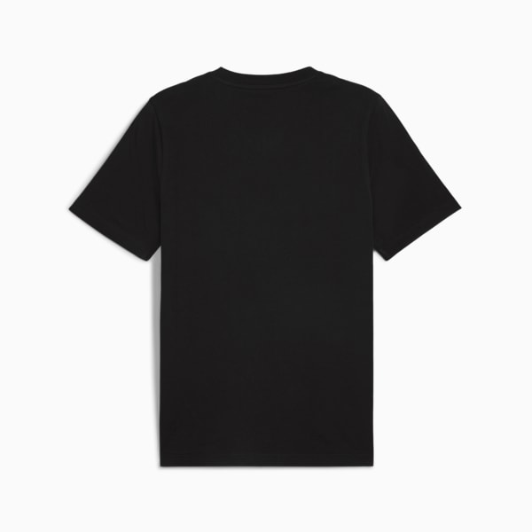 Essentials V-Neck Tee Men, PUMA Black, large-MEX