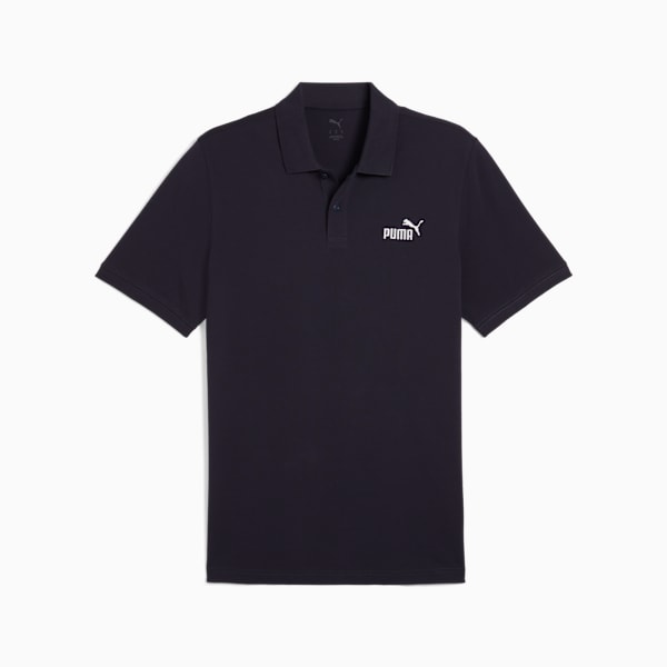Playera polo Essentials No. 1 Logo Piqué para hombre, New Navy, large-MEX