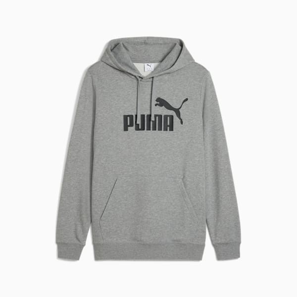 Essentials No. 1 Logo Hoodie Youth, Medium Gray Heather, large-MEX