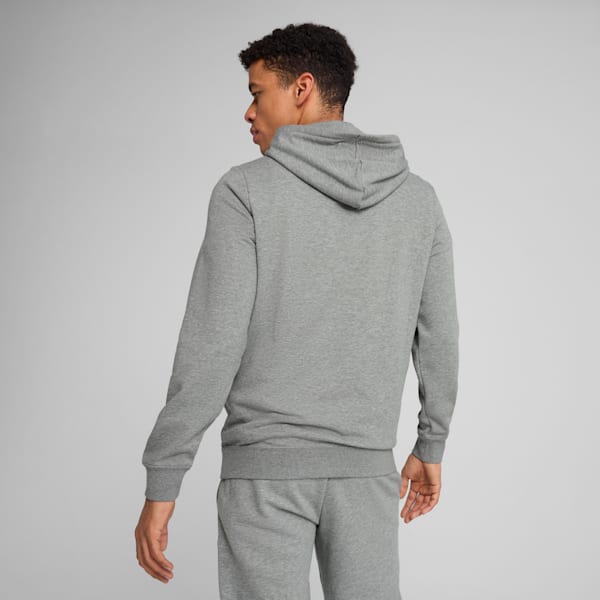 Essentials No. 1 Logo Hoodie Youth, Medium Gray Heather, large-MEX