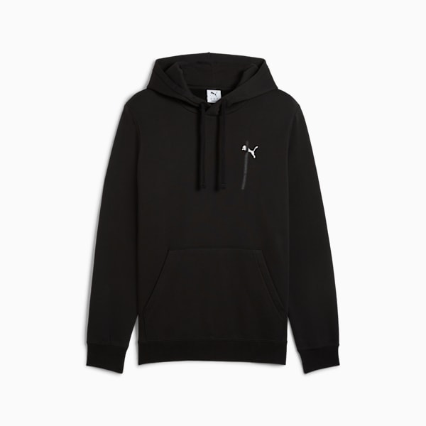 Buzo con capucha Essentials para hombre, PUMA Black, large-ARG