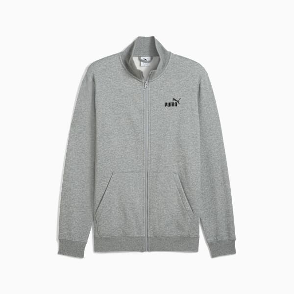 Essentials No. 1 Logo Track Jacket Men, Medium Gray Heather, large-ZAF