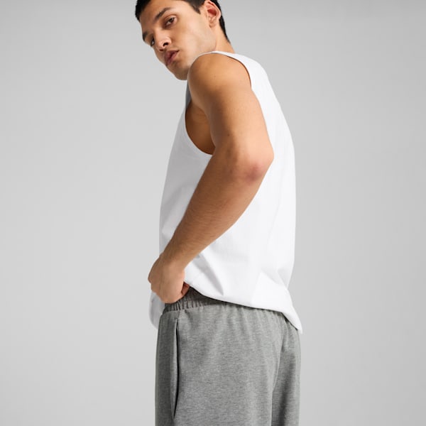 Essentials No. 1 Logo Jersey 10" Shorts Men, Medium Gray Heather, large-ZAF