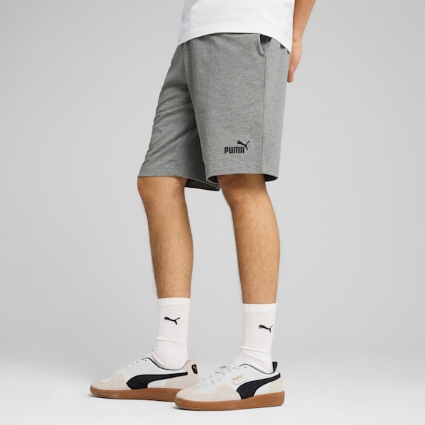 Essentials No. 1 Logo Jersey 10" Shorts Men, Medium Gray Heather, large-ZAF