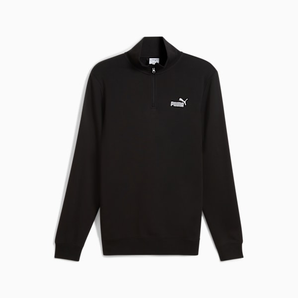 Buzo con cierre Essentials No. 1 Logo II para hombre, PUMA Black, large-ARG