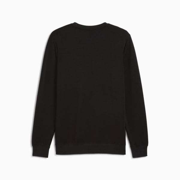 Essentials No. 1 Logo Crew Men, PUMA Black, large-ZAF