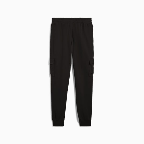 Essentials Cargo Pants Men, PUMA Black, large-ZAF