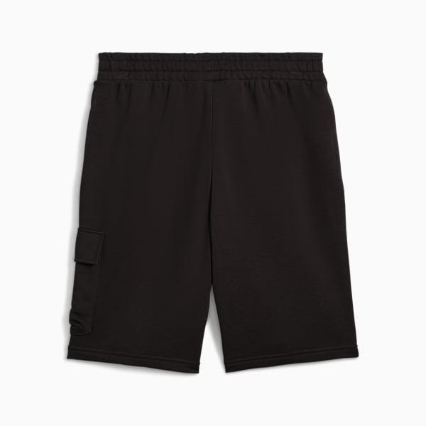 Essentials No. 1 Logo Cargo 10" Shorts Men, PUMA Black, large-ZAF