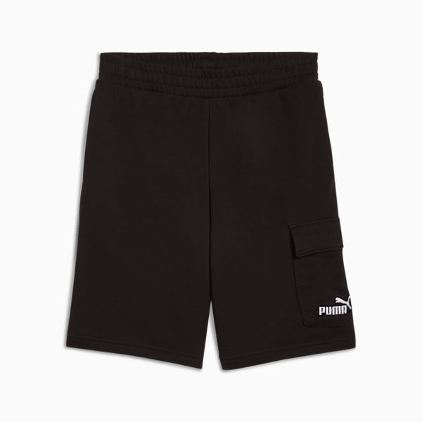 Essentials No. 1 Logo Cargo 10" Shorts Men, PUMA Black, large-ZAF