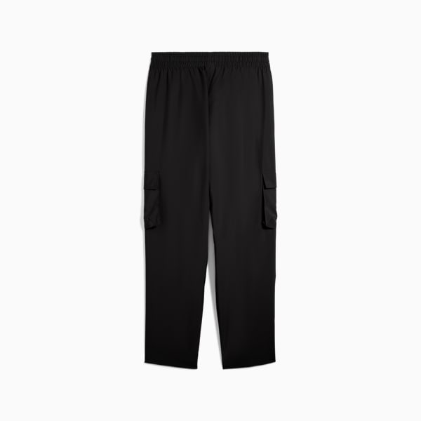 Pantalones cargo Essentials No.1 Logo para hombre, PUMA Black, large-MEX