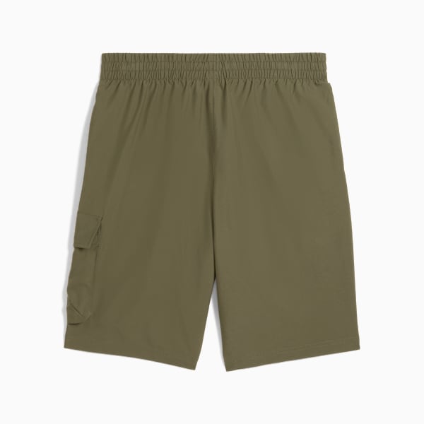 Shorts cargo Essentials No.1 Logo 22cm para hombre, Loden Green, large-MEX