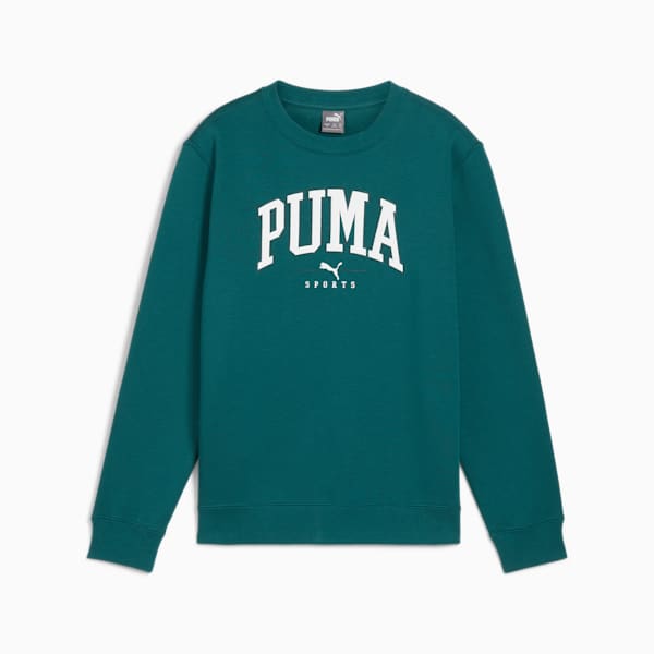 PUMA SQUAD Crew Youth, Cold Green, large-ZAF