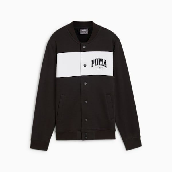 PUMA SQUAD Bomber Jacket Youth, PUMA Black, large-ZAF