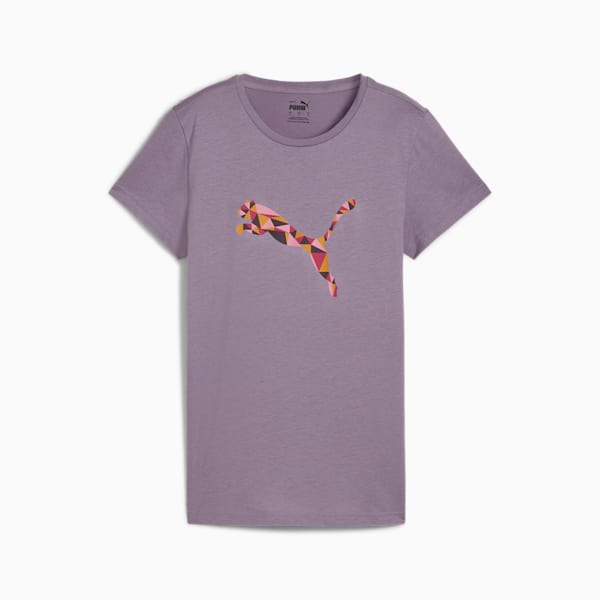 Playera GRAPHICS Cat para mujer, Pale Plum, large-MEX