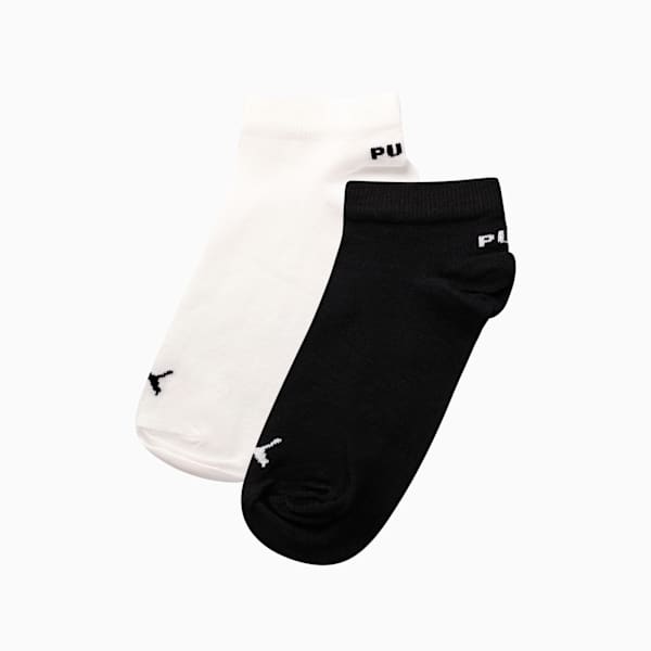 Ladies 2 Pk Low Cut Socks, PUMA White, large-ZAF