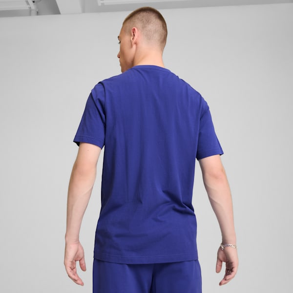 CLASSICS Men's Small Logo Tee, Lapis Lazuli, large-ZAF