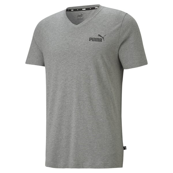 Remera escote en V Puma ADP, Medium Gray Heather, large-ARG
